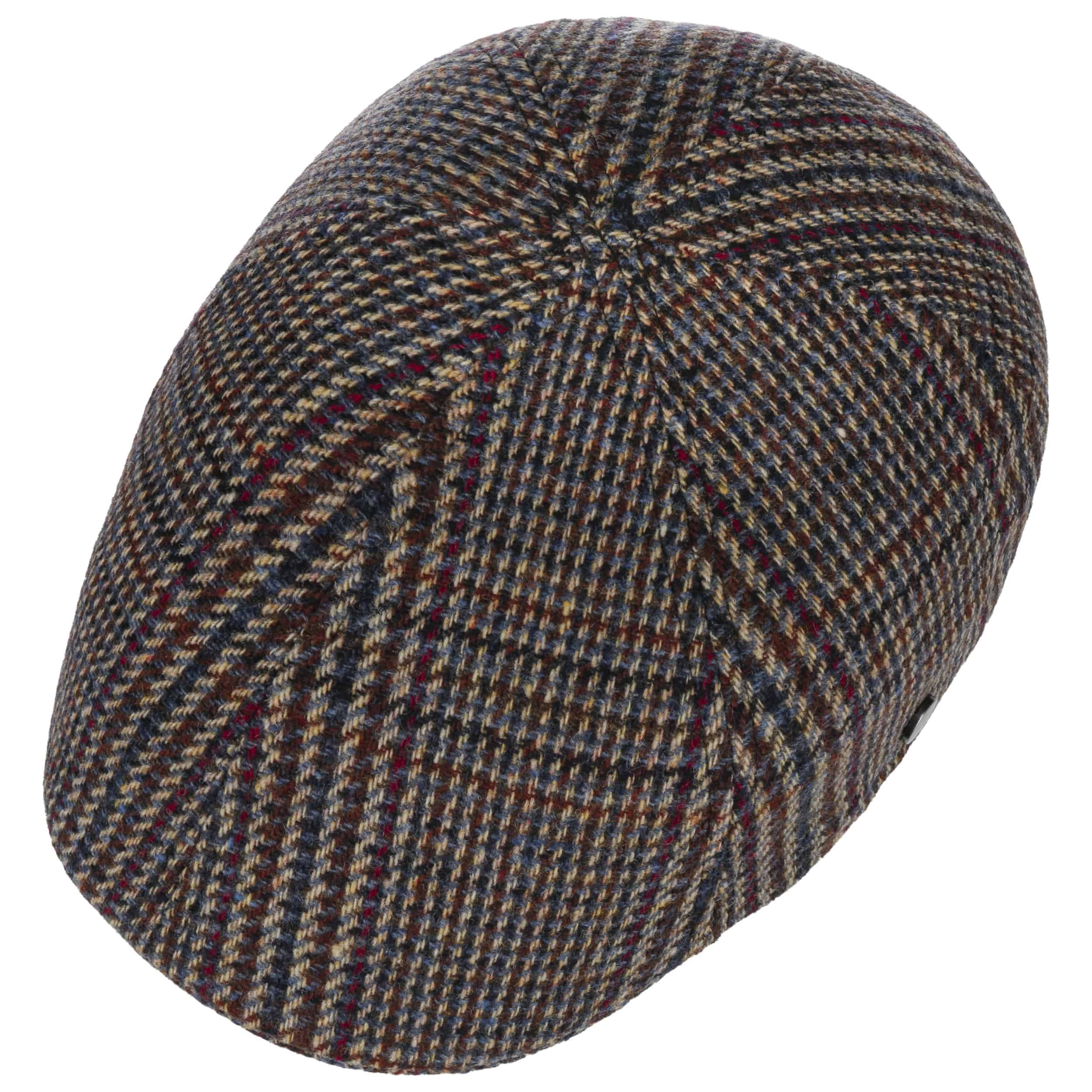 Duck Cap Glencheck by Lierys M cognac navy