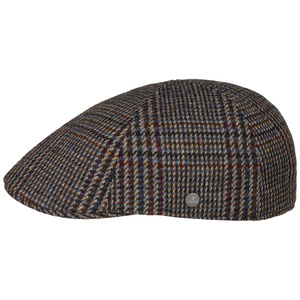 Duck Cap Glencheck by Lierys M cognac navy