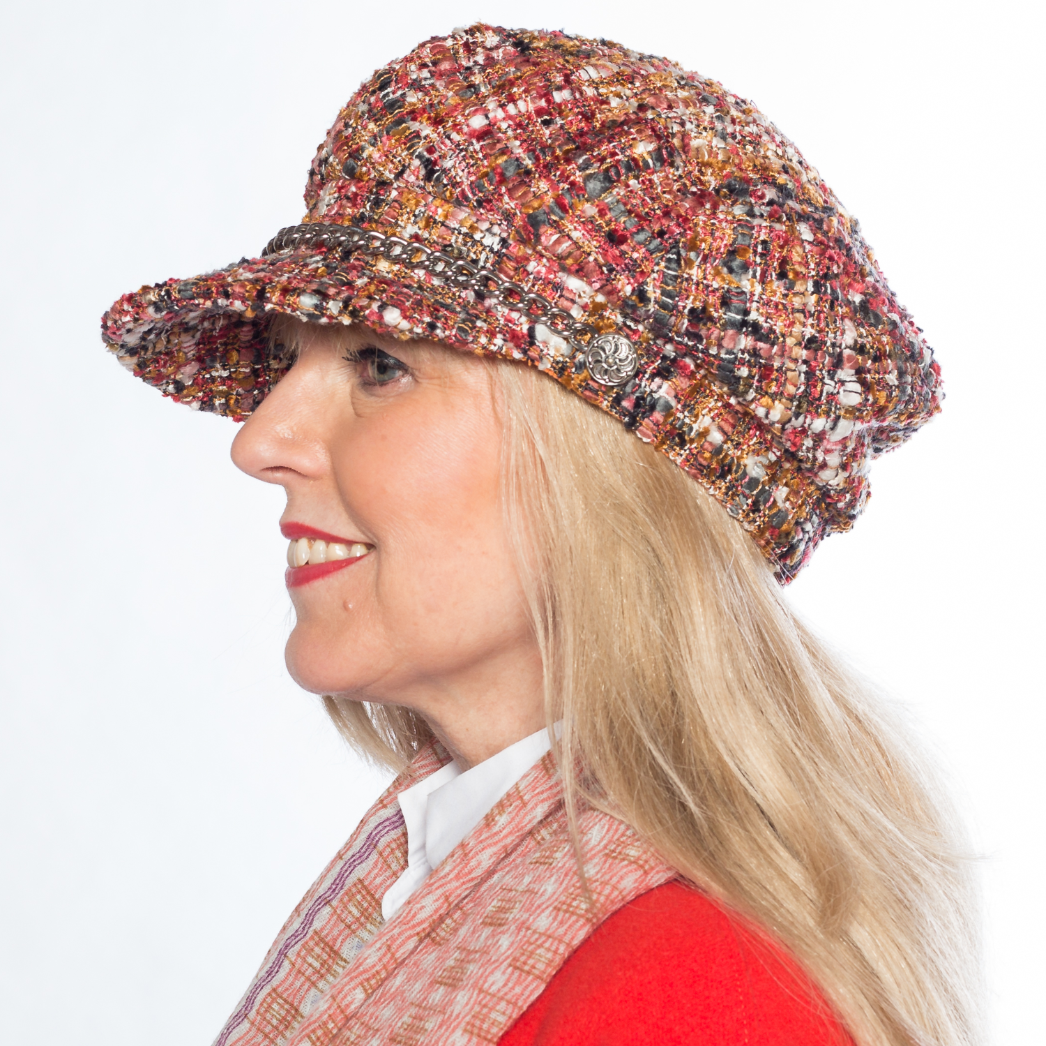 Hüte von Hand Sailor Cap Bouclé Hüte von Hand Sailor Cap Bouclé